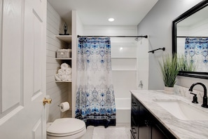 Towels, soap, toilet paper