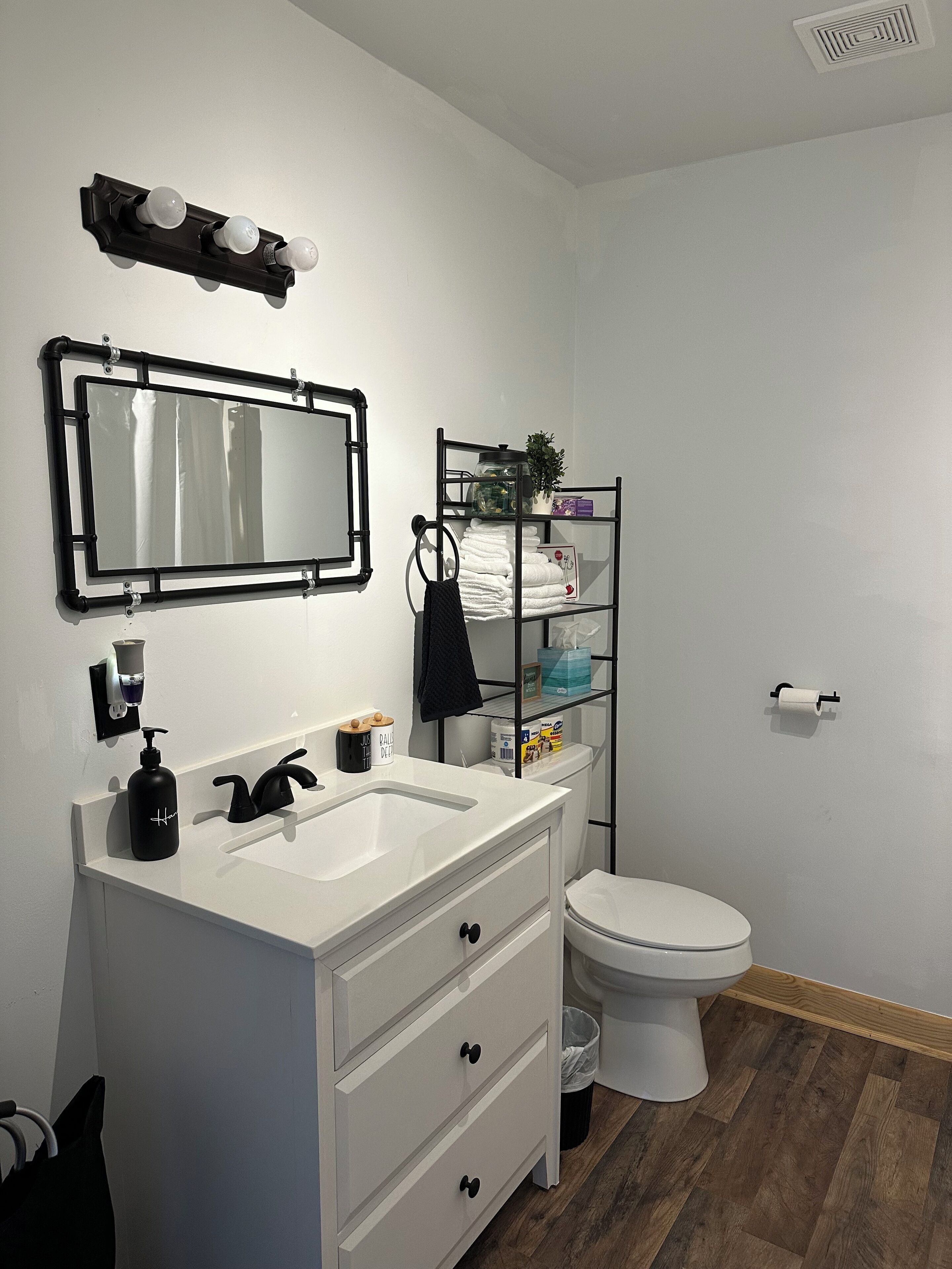 Hårtørrer, håndklæder, Sæbe, Shampoo