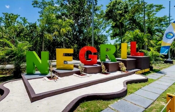 Property grounds - A beautiful villa with magnificent views of the Caribbean Sea in Negril, Jamaica (Hanover Parish)