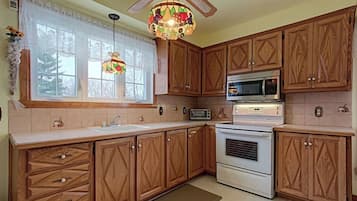 Microwave, oven, stovetop