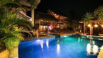 Indoor pool, outdoor pool