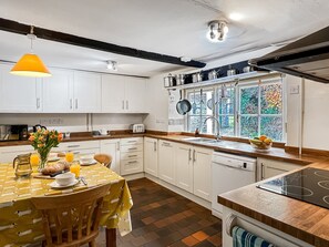 Microwave, oven, dishwasher, highchair