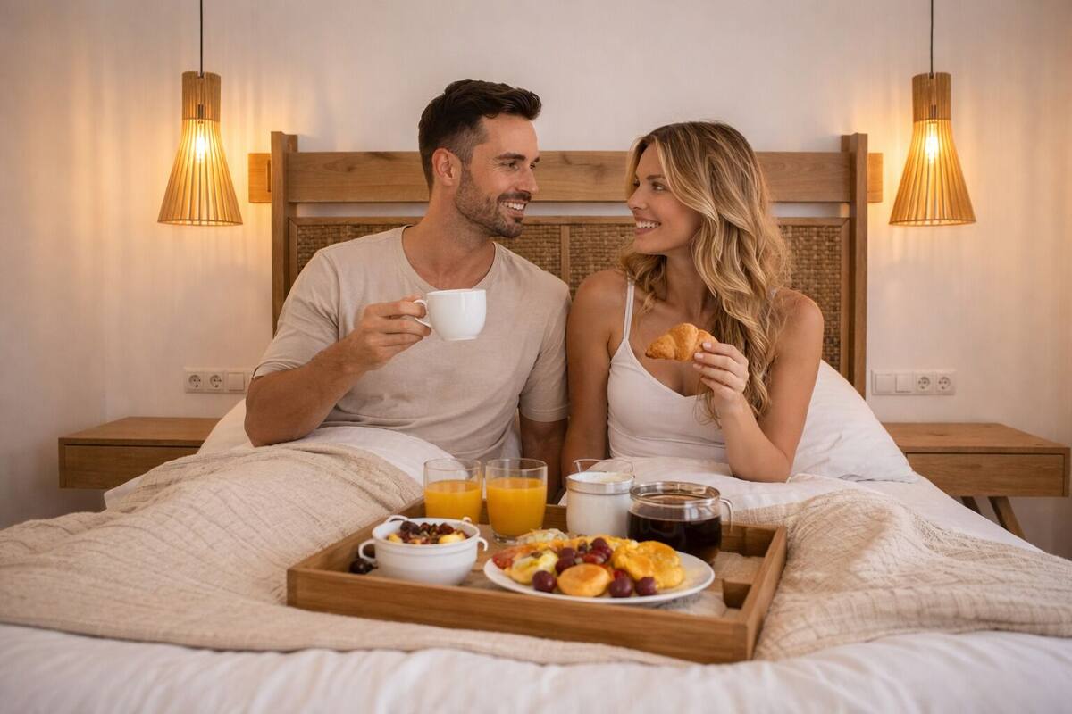 Executive Suite, 1 Queen Bed | Breakfast meal | Free daily cooked-to-order breakfast