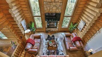 TV, fireplace, stereo, offices