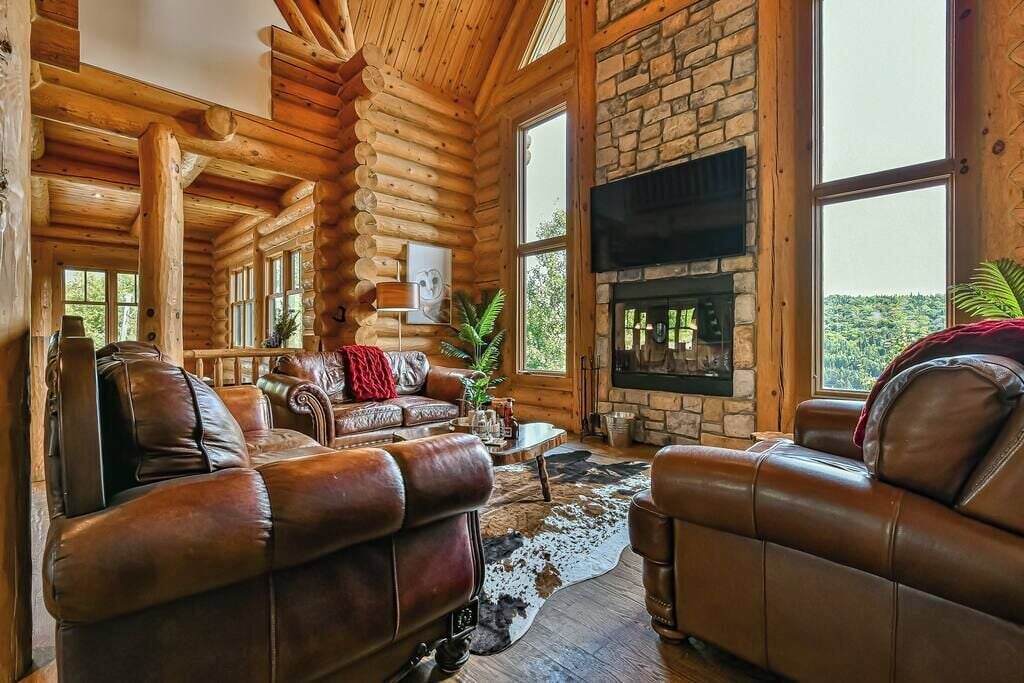 TV, fireplace, stereo, offices