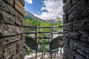 Terrace/patio - Boutique Hotel La Gorge (Saas-Fee)