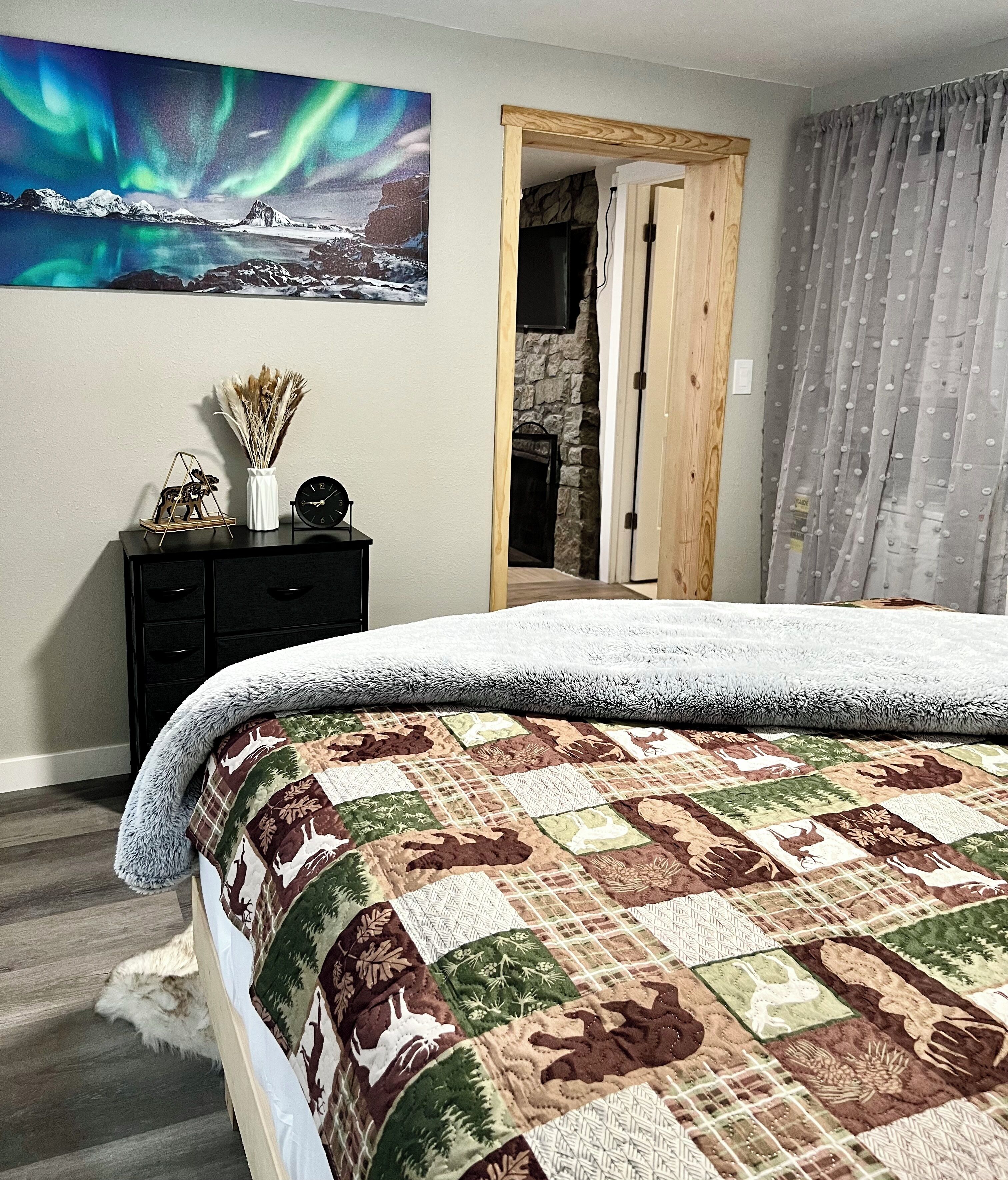 1 soverom, strykejern/-brett, reiseseng for barn og wi-fi (inkludert)