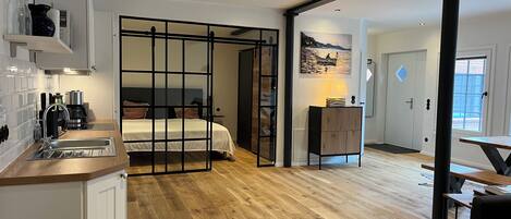 1 soveværelse, strygejern/strygebræt, gratis Wi-Fi, sengetøj