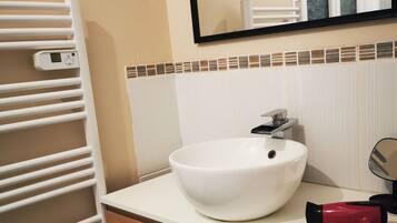 Hair dryer, toilet paper