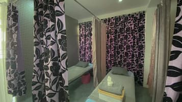 Enjoy a restful stay in this cozy room featuring a comfortable bed and a simple layout.