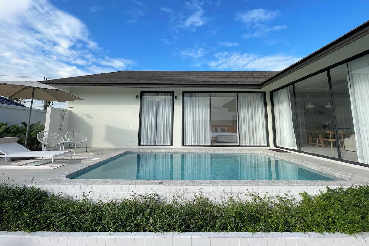 2-Bedroom Villa with Private Pool ,B2 | 2 bedrooms, desk, blackout drapes, free WiFi