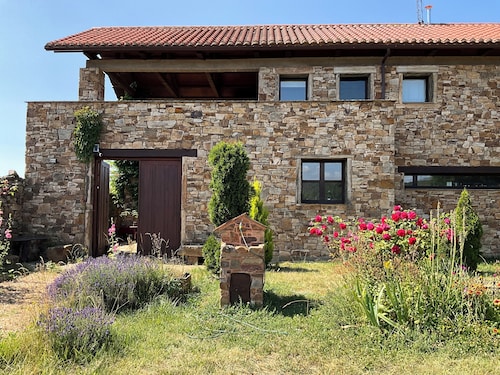 Country house in Castrillo de los Polvazares in the Mountains of Leon