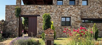 Country house in Castrillo de los Polvazares in the Mountains of Leon