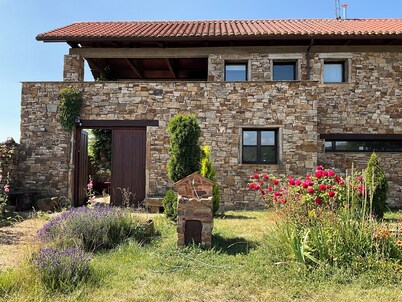 Country house in Castrillo de los Polvazares in the Mountains of Leon
