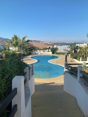 Maison au Bord de la Méditerranée, Solarium Avec vue 360
