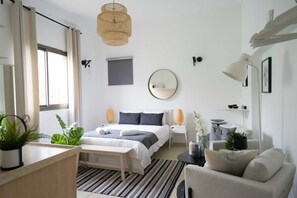 都會開放式客房, 1 張標準雙人床 | 獨特裝潢、布置獨特、書桌、筆電工作空間