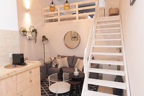 City Loft, 1 Double Bed with Sofa bed | Living area
