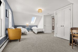 5 chambres, bureau, Wi-Fi, draps fournis