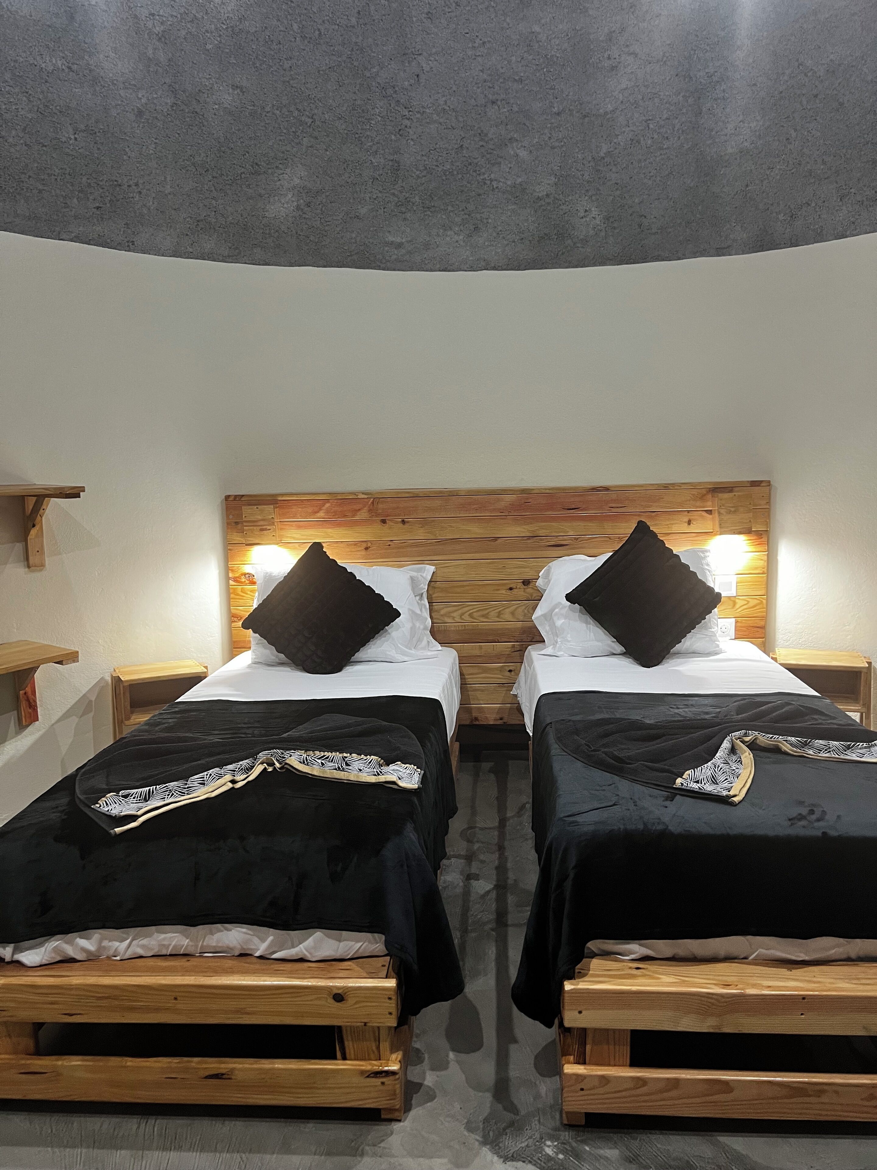 Dobbelt- eller tomannsrom | Bad | Dusj og håndklær