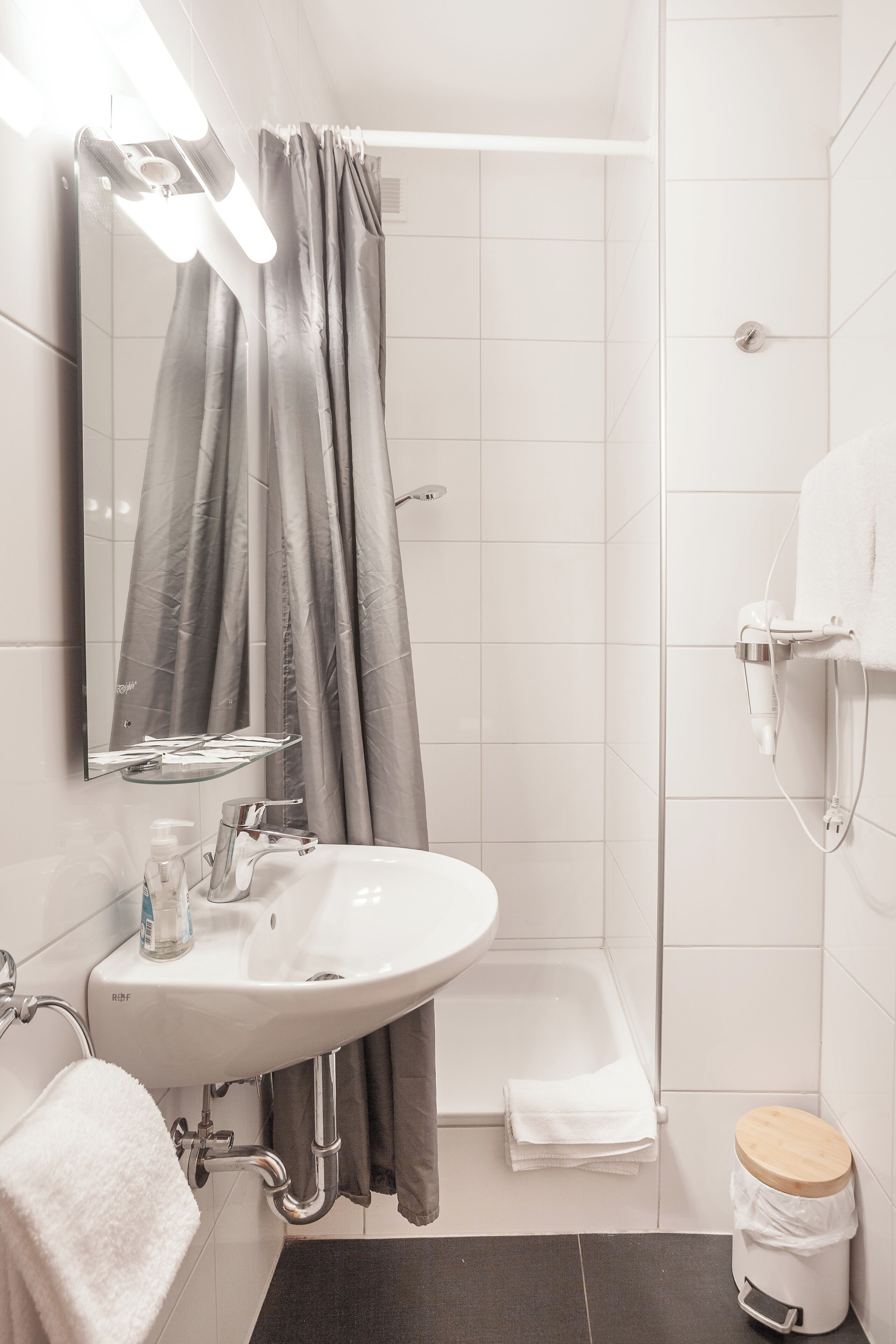 double room | bathroom | hair dryer, towels