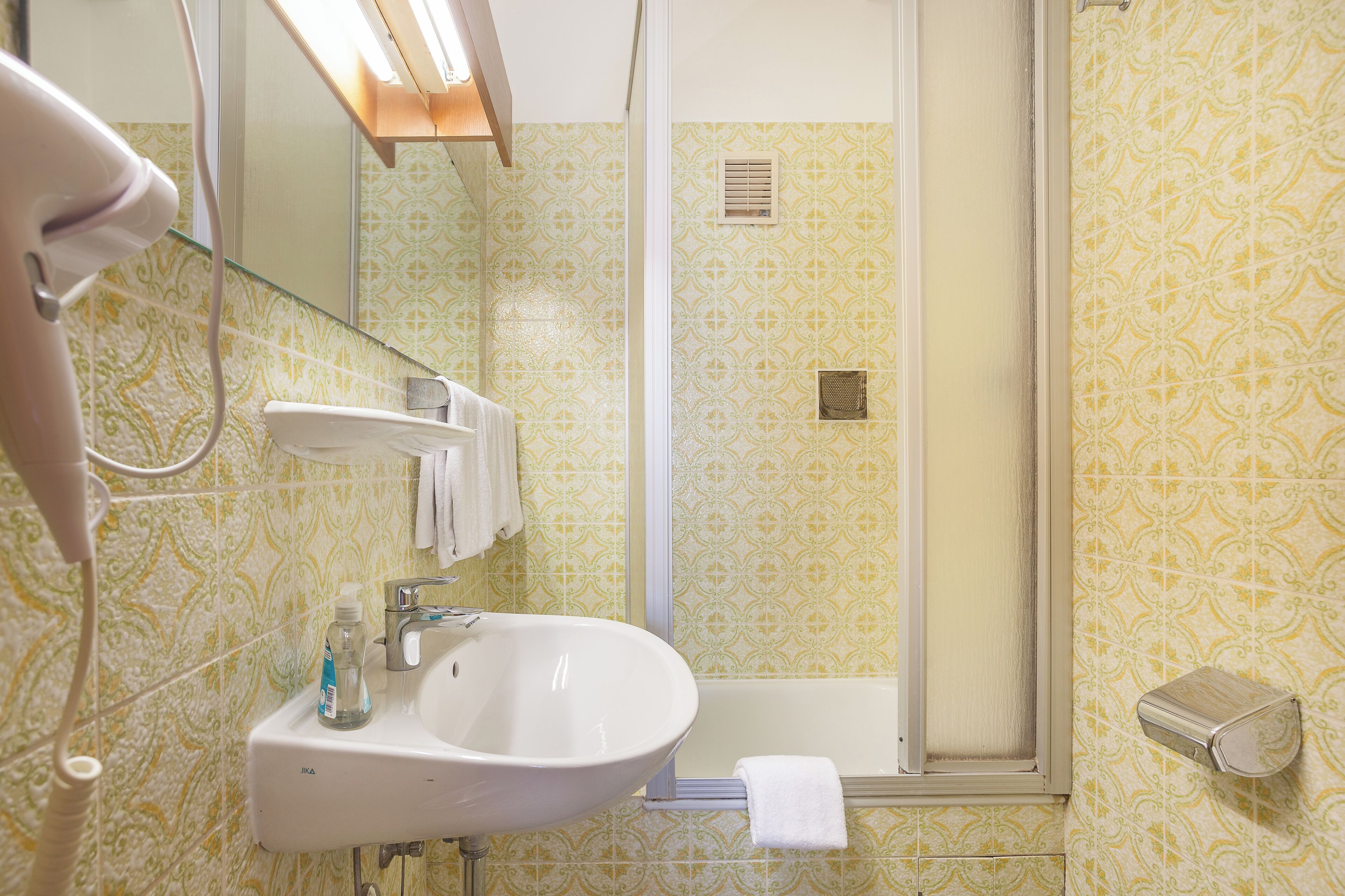 double or twin room | bathroom | hair dryer, towels