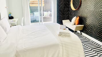 1 slaapkamer, een bureau, een strijkplank/strijkijzer, gratis wifi