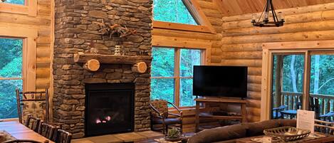 Smart-TV, Kamin, Videospiele