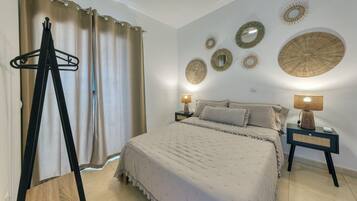 1 bedroom, iron/ironing board, travel crib, WiFi (free)