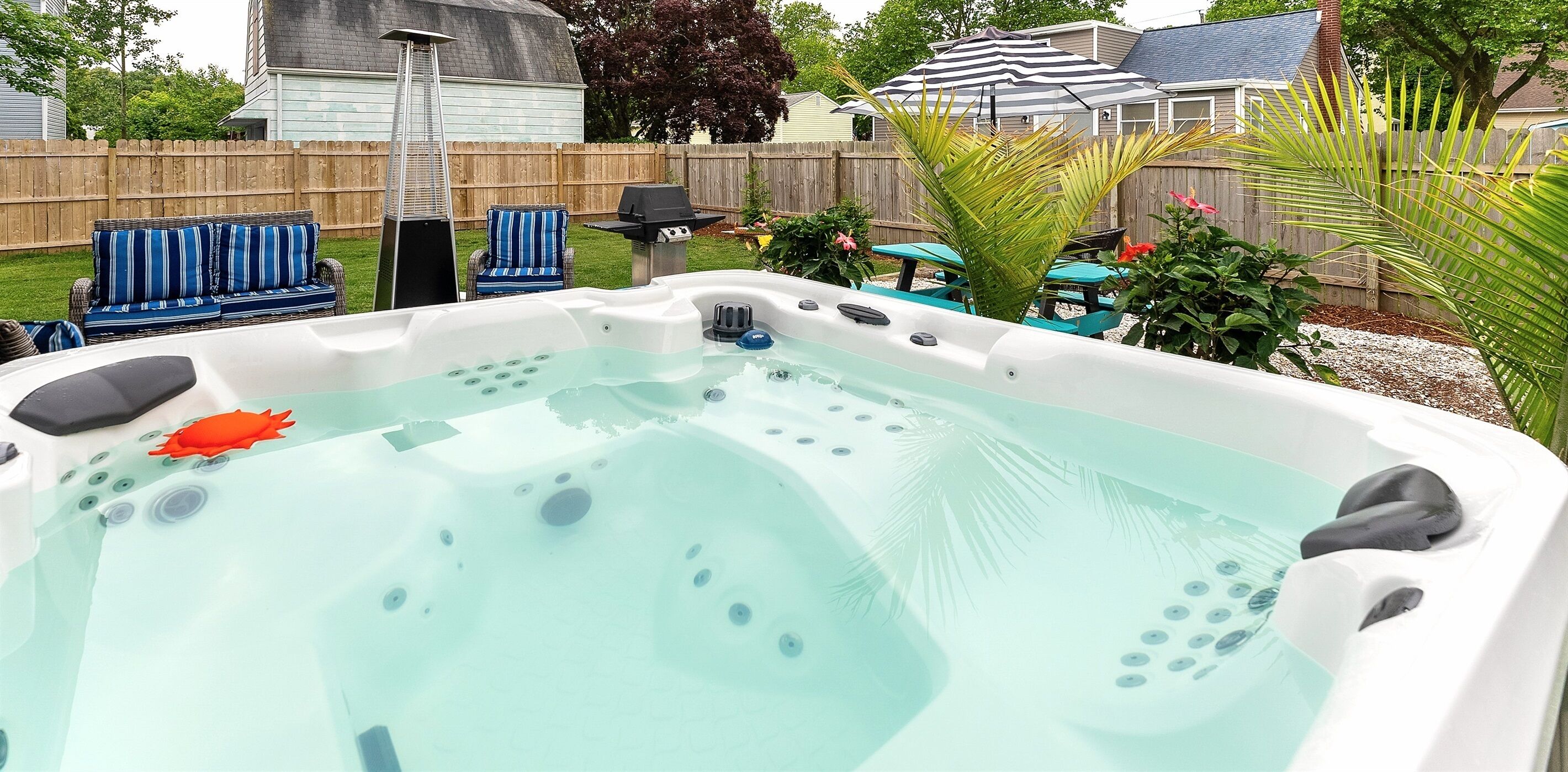 Baignoire à remous extérieure