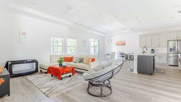 Townhome | Living area | 43-inch Smart TV with digital channels, Netflix, Hulu