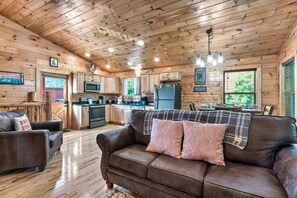 Smart TV, fireplace, video games