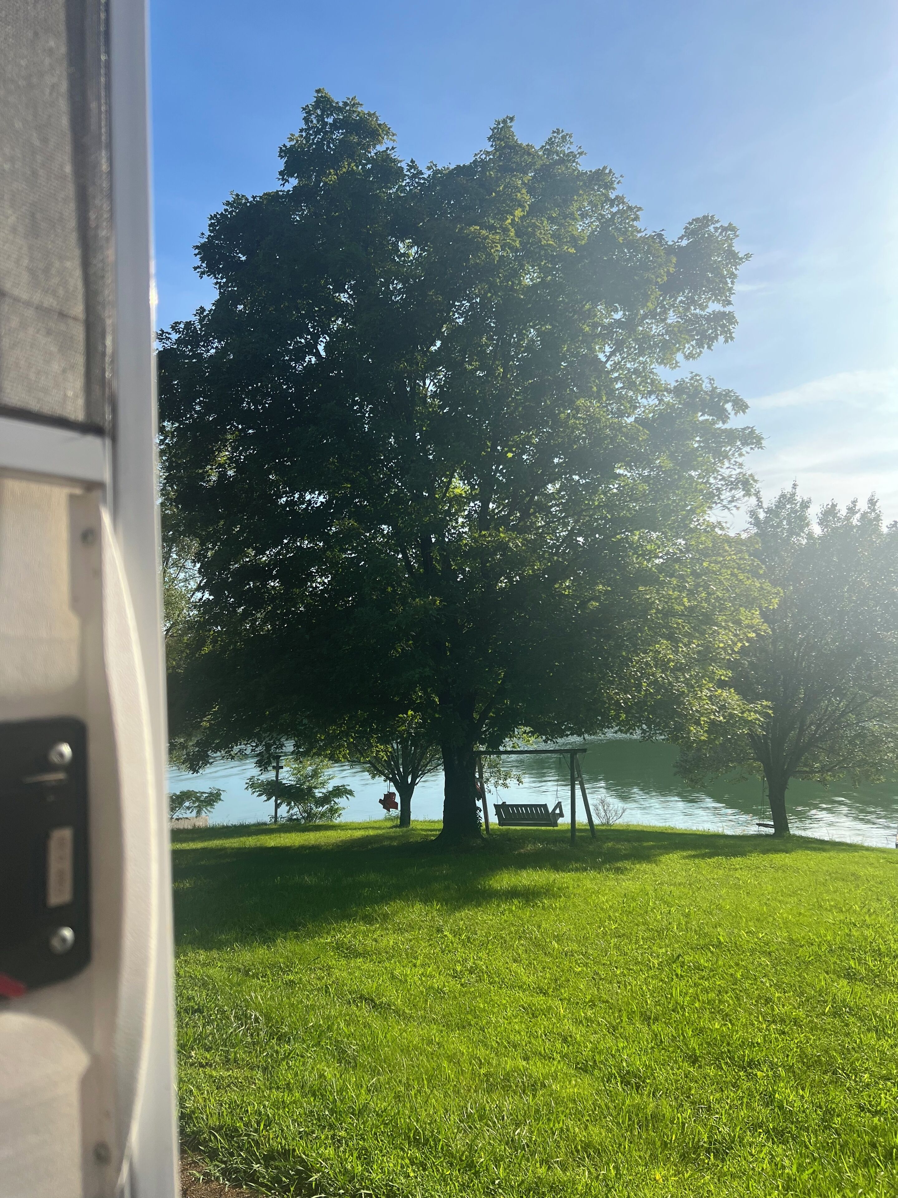 Vue depuis l’hébergement