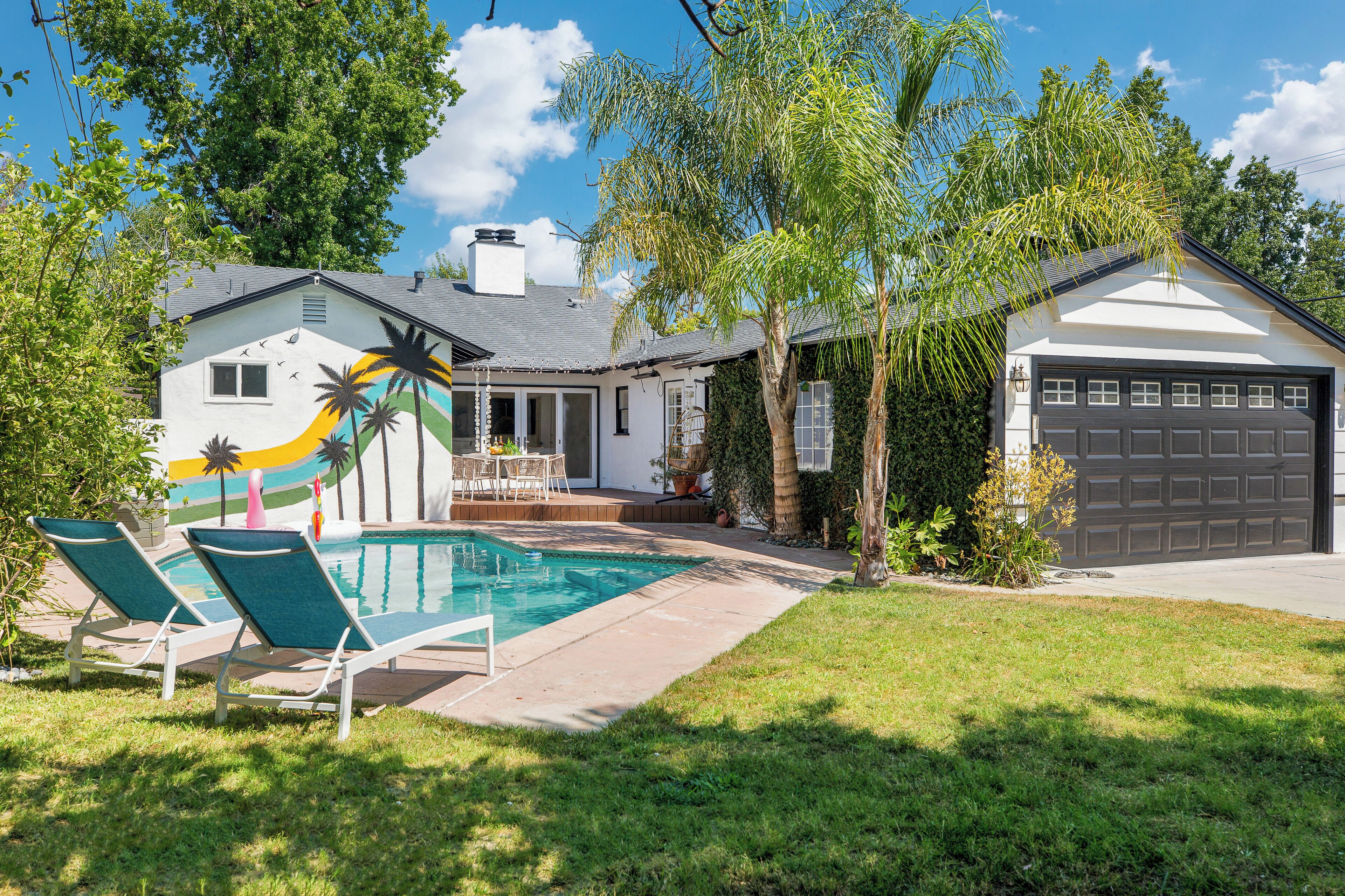 LUX Millions pool resort chill vibe to Universal