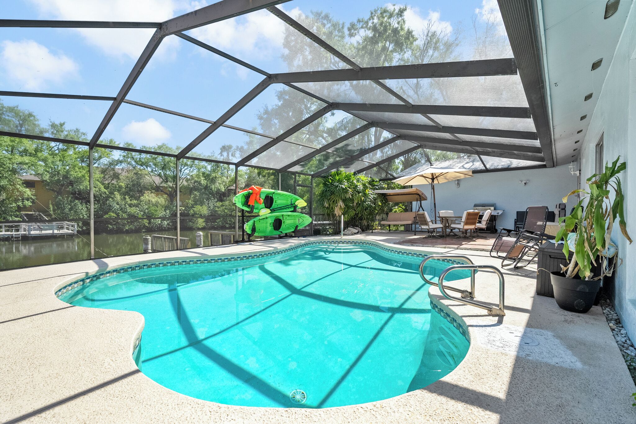 Paradise Pool Home with Canal Access