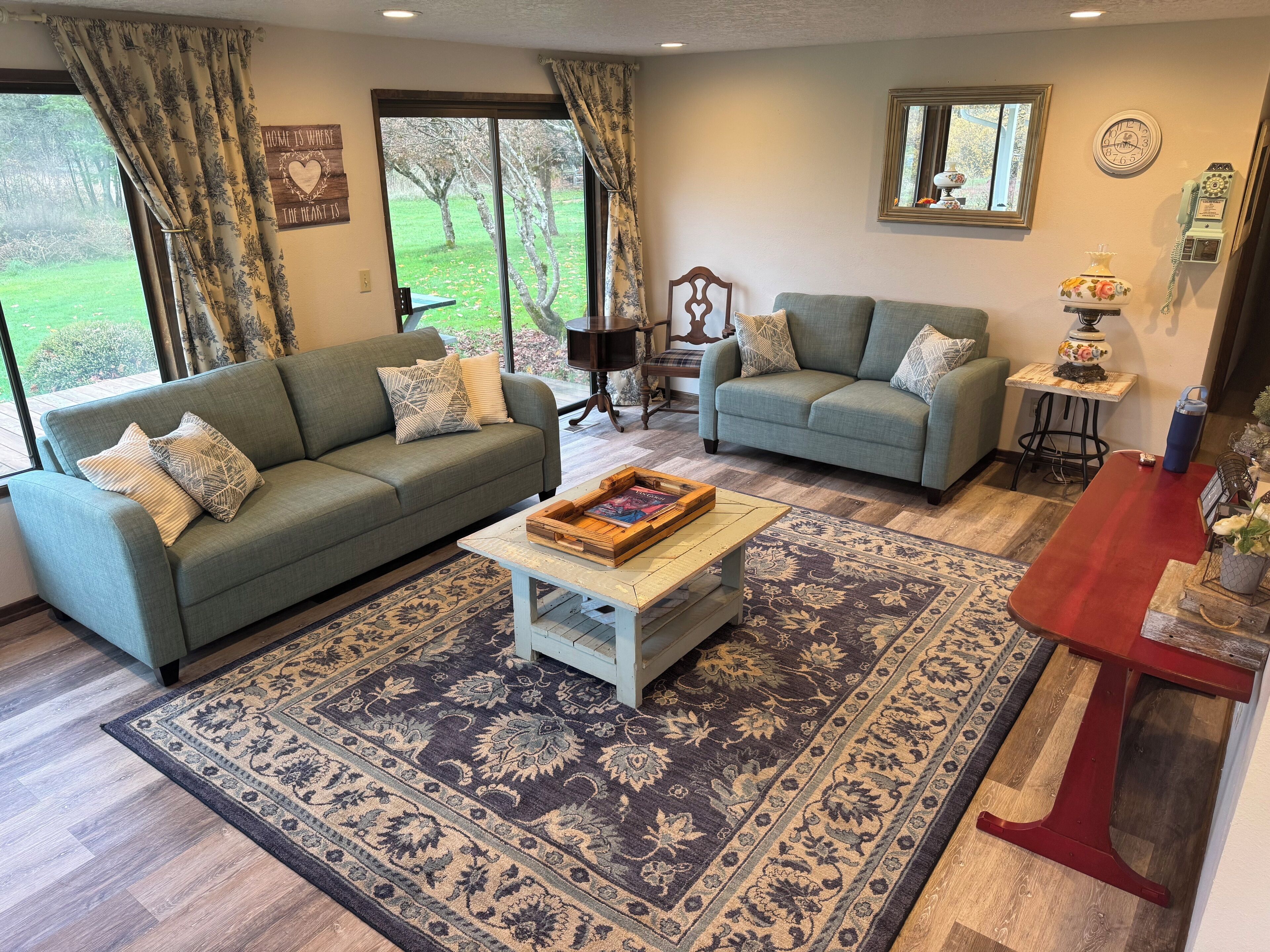 TV connectée, cheminée