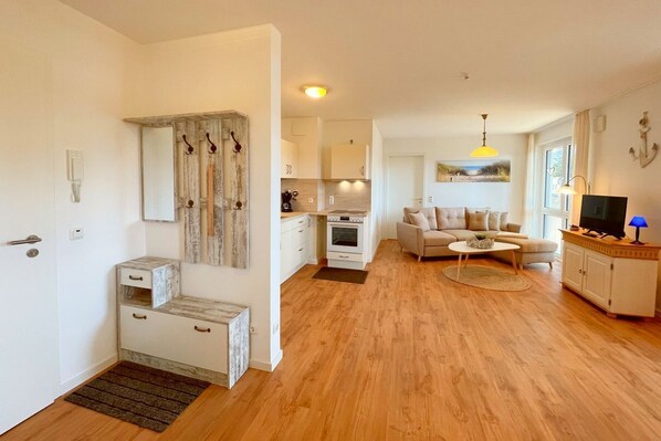 TV, ping pong, stereo - 63qm Große Hochwertige 2-zimmer Ferienwohnung, für 2 Personen Geeignet. - Bernsteinquartier (Loddin)