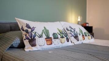 3 chambres, fer et planche Ă repasser, Wi-Fi, draps fournis