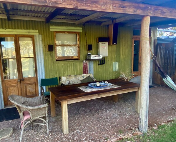 Ferienhaus, 2 Schlafzimmer, Kamin, Talblick | Terrasse/Patio