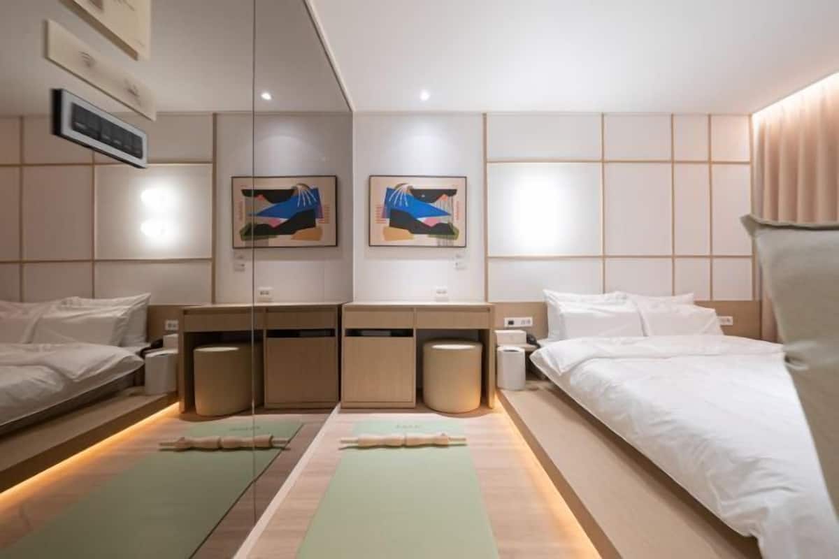 1 habitación, ropa de cama de alta calidad y sistema de insonorización