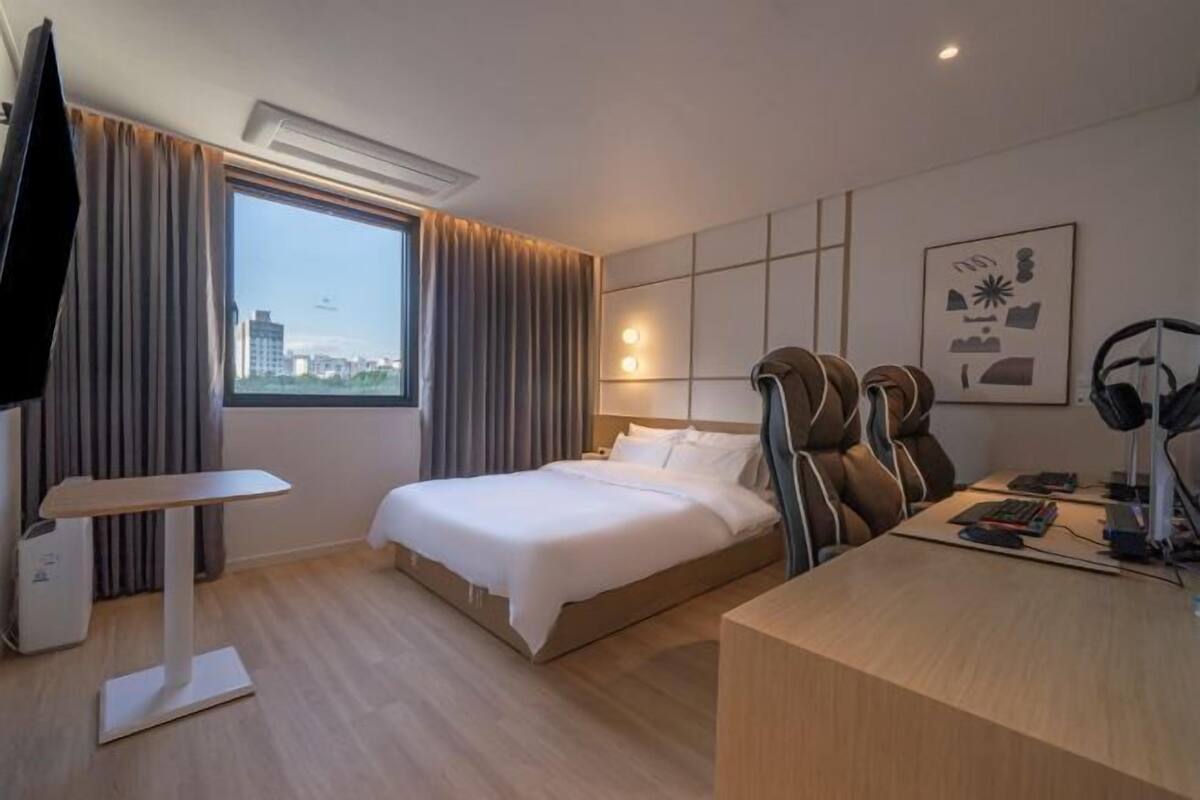 1 habitación, ropa de cama de alta calidad y sistema de insonorización