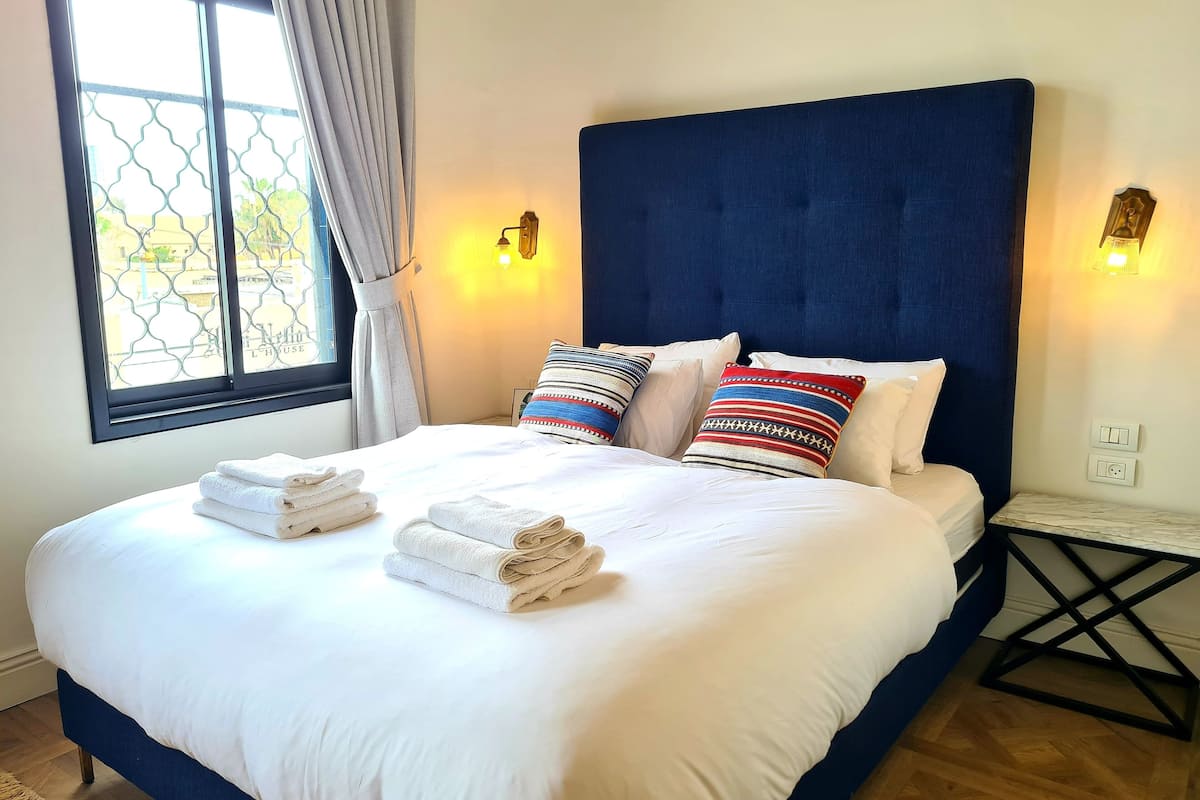 Individually decorated, individually furnished, desk, laptop workspace