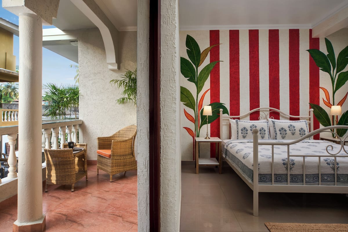 Deluxe Room With Balcony ( Non Beach) | Desk, soundproofing, iron/ironing board, WiFi (free)