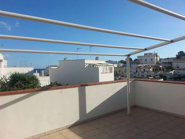 Lägenhet - 1 sovrum - balkong - utsikt mot trädgården | Balkong