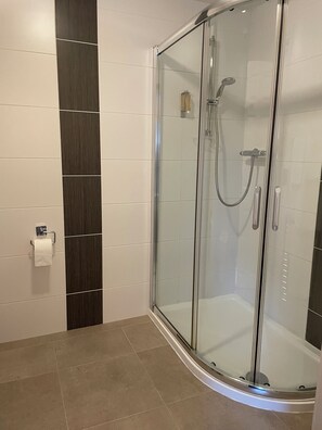 Regadera, amenidades de baño gratuitas, toallas, jabón
