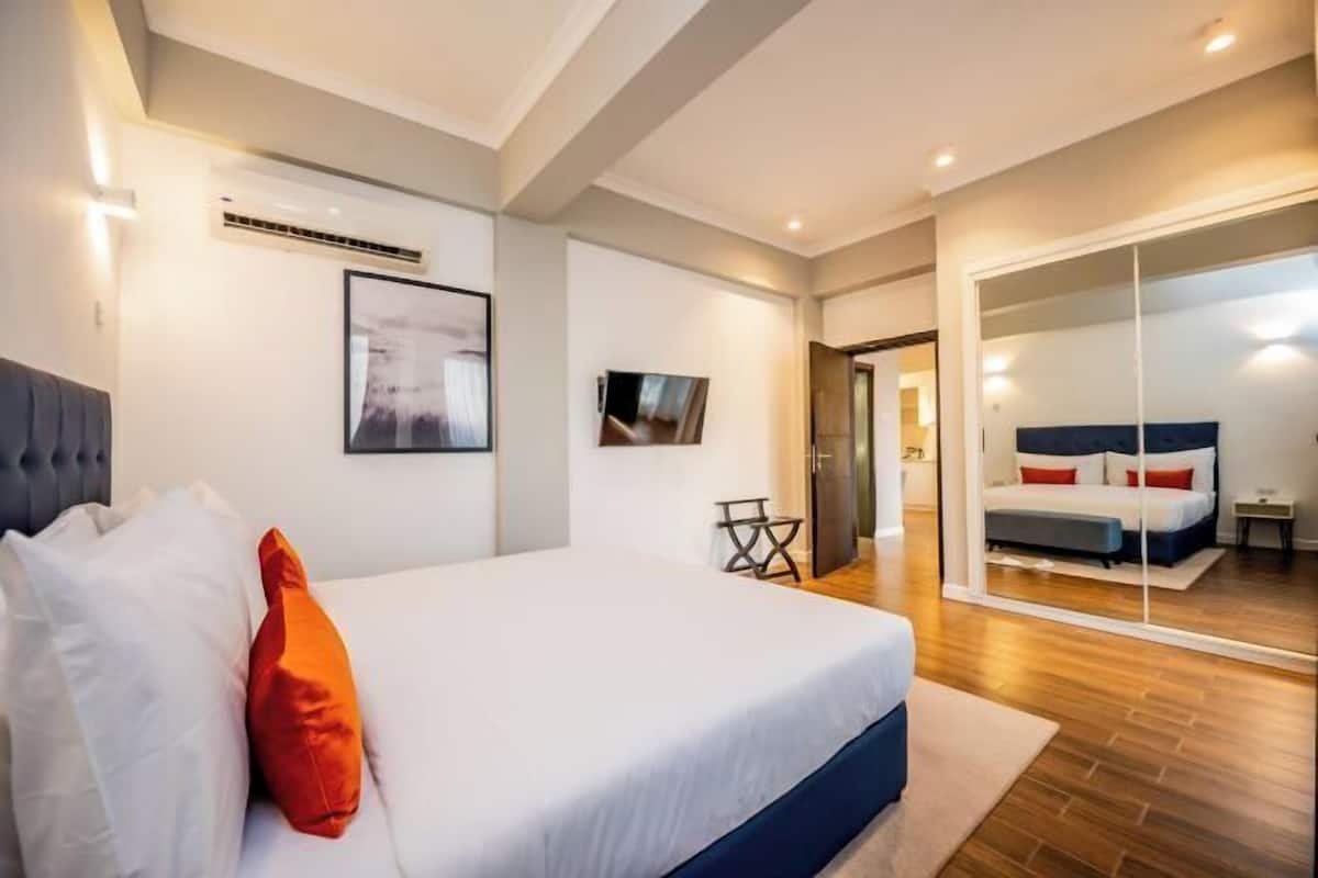 2 habitaciones, ropa de cama de alta calidad y decoración personalizada