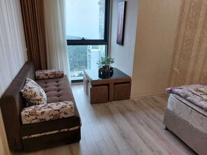 2 bedrooms, iron/ironing board, WiFi -  apartment is available for rent on the seaside, has security. call 574111175 (Batumi)