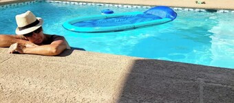 Private 3 bedroom 3 bath home with private pool, 5 min from the private beach.