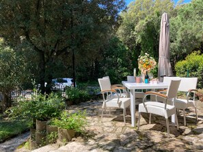 Villa - 2 sovrum - balkong - utsikt mot trädgården | Terrass/Patio