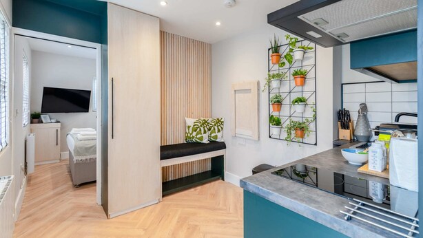 Eenvoudig appartement, 1 tweepersoonsbed | Interieur