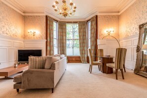 Basic Apartment, Multiple Beds | Living area | TV - The Cromwell Flat (London)